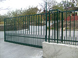 Безрелсова, конзолна, портална врата 